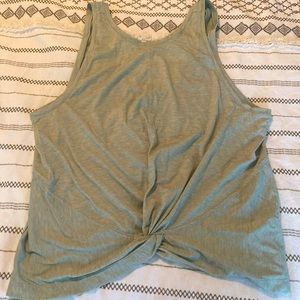 Athleta cropped workout top